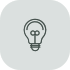 Icon light bulb
