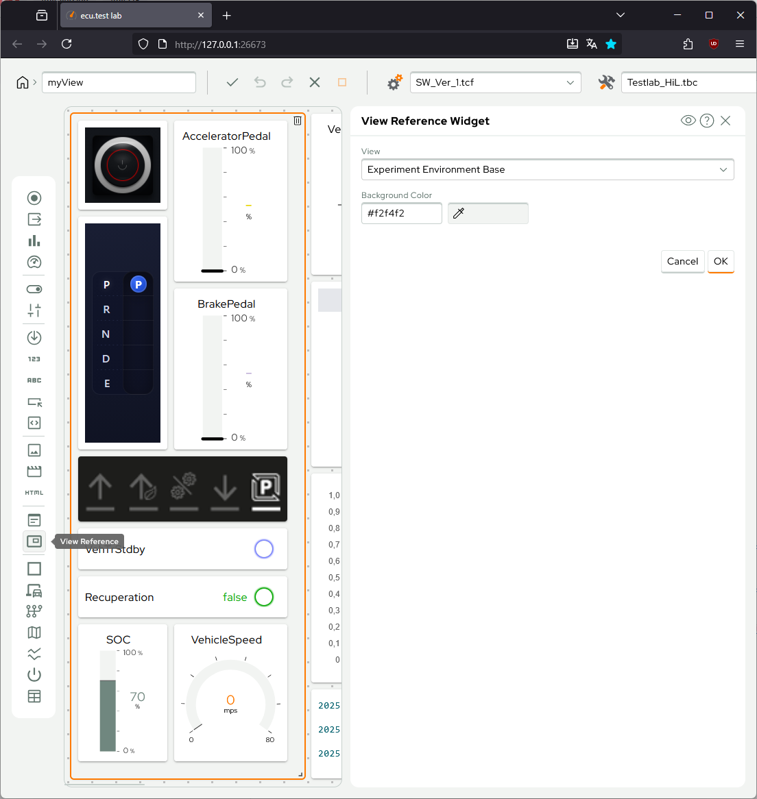 ecu.test Release 2025.4, ecu.test lab, custom widgets