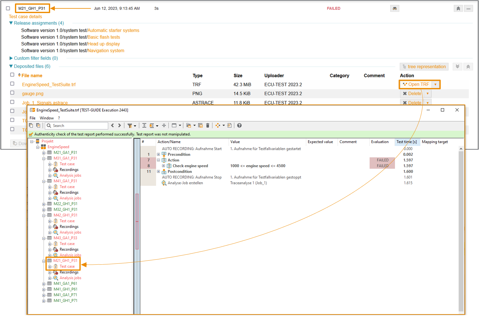 trace.check Release 2023.3 Fast Report Access